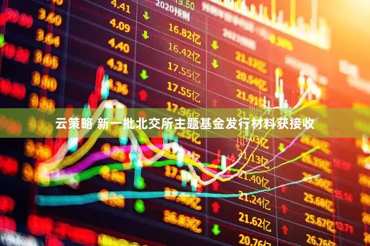 云策略 新一批北交所主题基金发行材料获接收